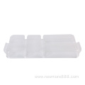 Transparent 5 Compartment Refrigerator Drawer Tray